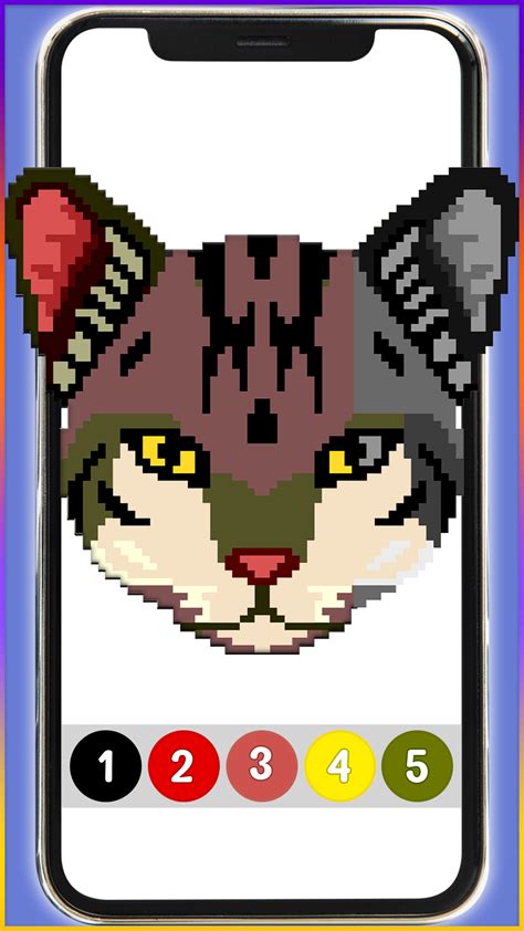 Cats Pixel Art - Paint by Number, Sandbox Coloring Book Pages:Amazon.es:Appstore for Android