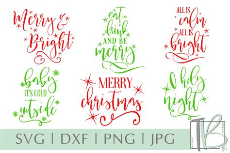 Christmas Bundle, Christmas Quotes SVG File