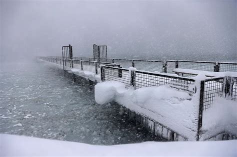 California Snow Storm: People Ski During A Blizzard In Olympic Valley. See Photos