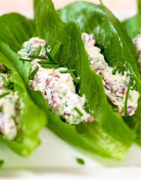 Triple Cheese Lettuce Wrap Canapes - DIVERSE DINNERS