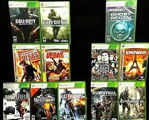 Original Microsoft XBOX 360 Games Classic Vintage xbox Video Games ...