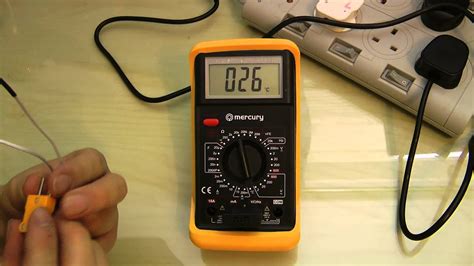 Multimeters - Temperature Measurment - YouTube