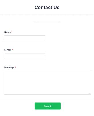 Responsive Contact Form Template | Jotform