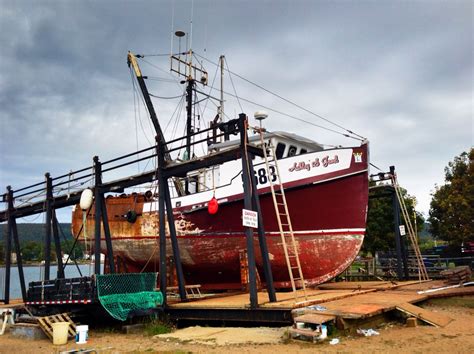 Fishing Boat in Dry Dock