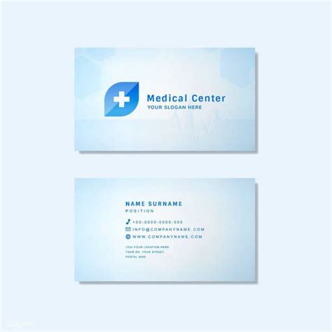 Medical Business Cards Templates Free – Douglasbaseball.com