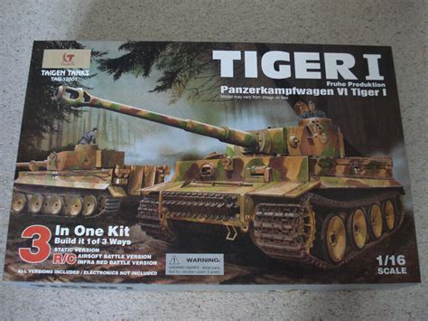 Taigen Tiger 1 RC Tank Kit 1/16 Scale - not Tamiya | in Royal Wootton Bassett, Wiltshire | Gumtree