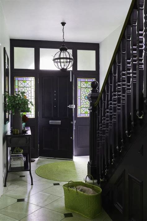 Home Remodel Open Concept Farrow & Ball Strong White on the walls, Farrow & Ball Off Black on ...