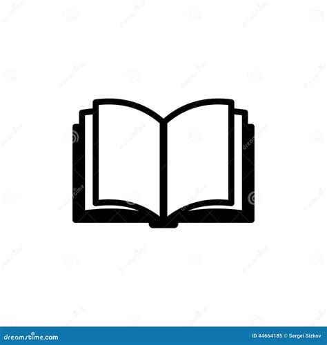 Book Icon. Vector Logo stock vector. Image of object - 44664185