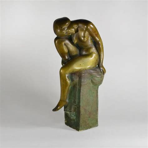 Art Deco Bronze Sculpture in style of Chana Orloff - DEKOLET