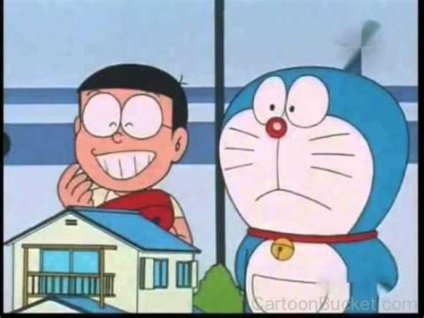 Image Of Doraemon With Nobita In Angry Mood