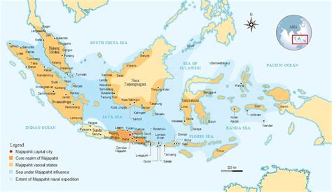 [1169X672] The Majapahit Empire and its Vassals: the predecessor to ...