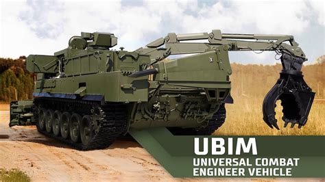 UBIM universal combat engineer vehicle - YouTube