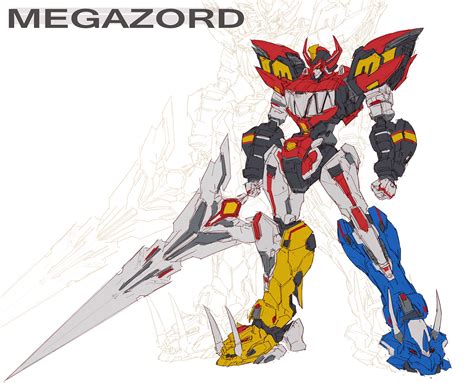 Megazord | Power rangers megazord, Power rangers art, Power rangers fan art