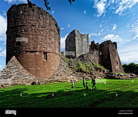 Goodrich Castle is a Norman medieval castle to the north of Goodrich ...