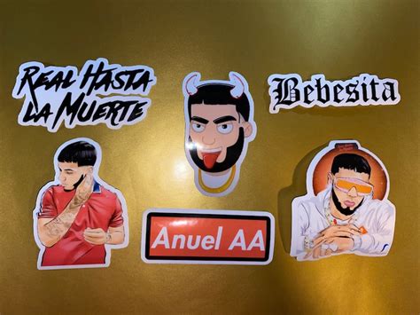 6 Anuel AA Waterproof Vinyl Stickers 3inch E/a | Etsy