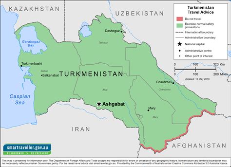 Turkmenistan Map