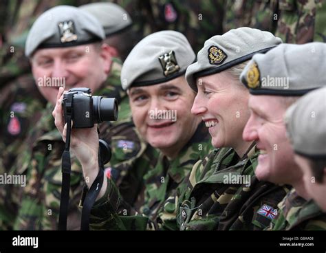 Royal Scots Dragoon Guards return to Wessex Barracks in Germany Stock ...