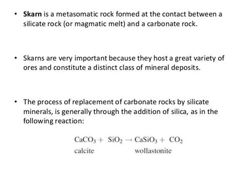 Types of metasomatism