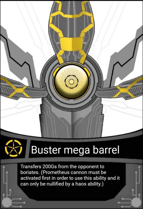 Buster mega barrel by CG7497 on DeviantArt