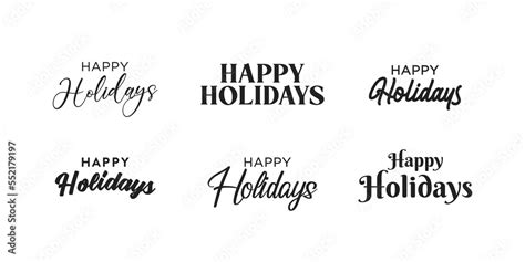 Happy Holidays Gold Vector Holiday Text, Holiday Text, Holiday Sign ...