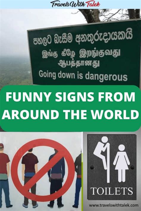 Strange and Funny Signs from Around the World - Travels with Talek