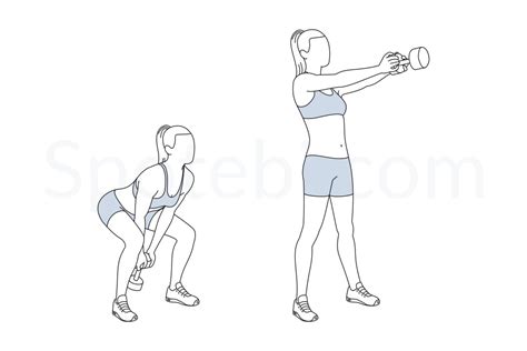 Dumbbell Swing | Illustrated Exercise Guide