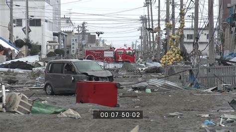 Japan Tsunami Aftermath Full Length Stock Footage - 15th March 2011 ...