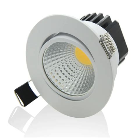 Super Bright Recessed LED Dimmable COB Downlight 5W 7W 10W 12W LED Spot light Dimming Indoor ...