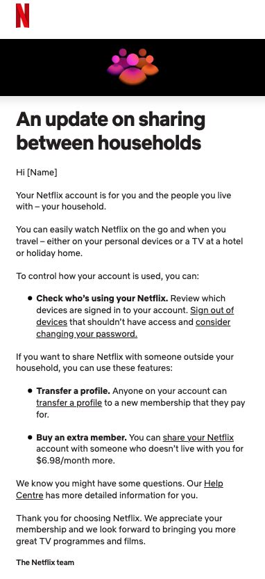 Netflix S’pore To Charge Subscribers For Account Sharing Outside Of ...