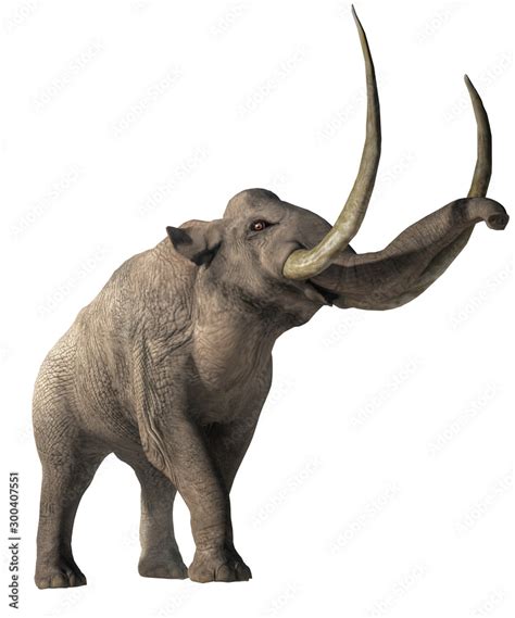 The Columbian Mammoth is an extinct animal that inhabited warmer ...