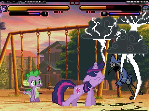 Twilight Sparkle Revamped vs. Mordecai by RockRage8962 on DeviantArt