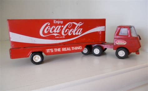 Vintage Toy Coca Cola Delivery Truck Tonka Metal Buddy