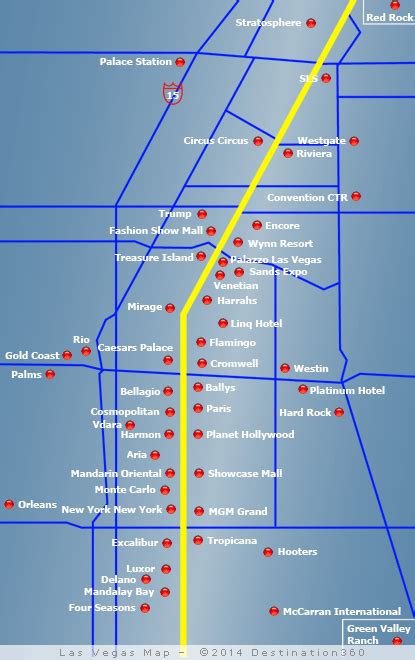 Linq Hotel Las Vegas Map - Zip Code Map