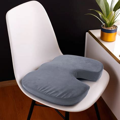 Coccyx Pillow & Coccyx Cushion Seat for Relief from Sciatica & Hip Pain ...