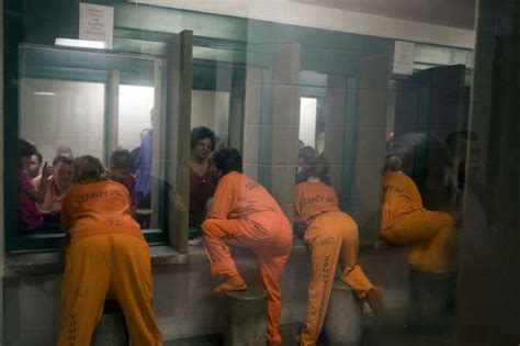 Inmates line up along lover’s pane for Valentine’s - Houston Chronicle