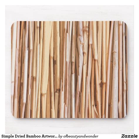 Simple Dried Bamboo Artwork | Mousepad | Zazzle.com | Bamboo artwork ...