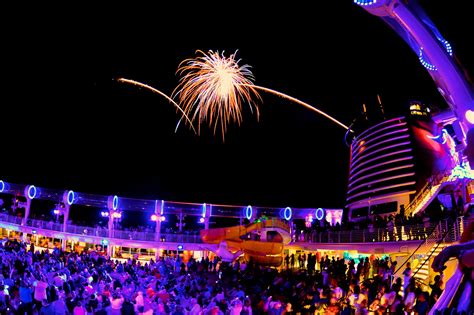 Fireworks on Pirate Night on the Disney Dream Cruise Ship! Photo by Marc Lorenzo Disney Cruise ...