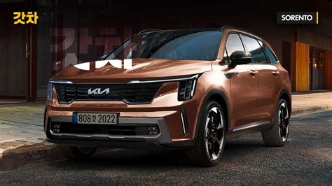 2024 Kia Sorento Facelift Rendering Takes After The First Spy Shots