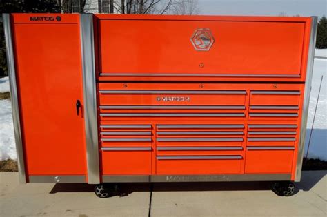 Matco 6S Orange Triple Bank Tool Box | toolbox | Matco tool box, Tool box, Tools