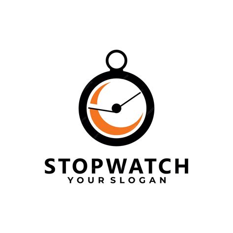 Premium Vector | Stopwatch logo vector design isolated