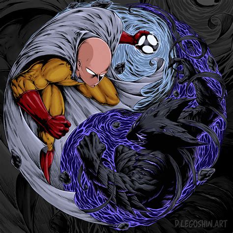 Saitama vs Garou on Behance