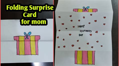 Folding surprise card - YouTube