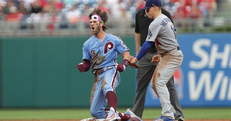 Bryce Harper Wears Phillie Phanatic Headband Under Helmet In Latest Tribute To Mascot - CBS ...