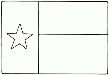 Texas Flag Coloring Page - Coloring Home