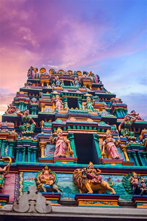 Mariamman Hindu Temple or Chua Ba Mariamman in Ho Chi Minh City, Vietnam Stock Image - Image of ...