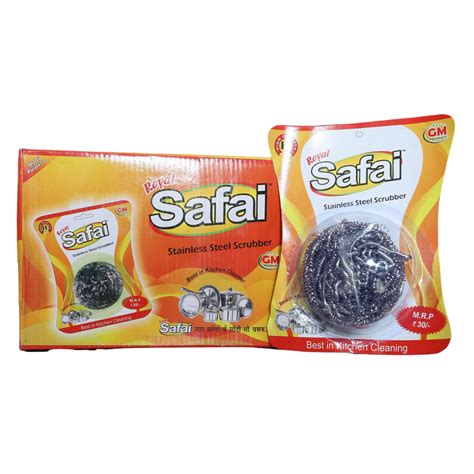 Real Safai 10 Pcs box Pack-MRP 30, For Cleaning Utensils, Grade Type ...