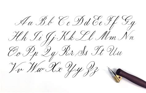 Copperplate Calligraphy alphabet | Copperplate calligraphy, Calligraphy alphabet, Lettering alphabet