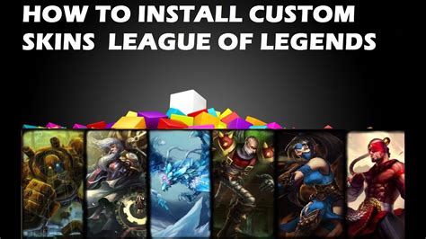 How to install a custom skin League of Legends - YouTube