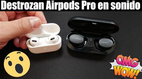 Bose sports earbuds VS Apple Airpods Pro Comparación - YouTube