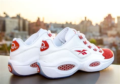 The Reebok Question Low's OG White/Red Colorway Launches Tomorrow - SneakerNews.com